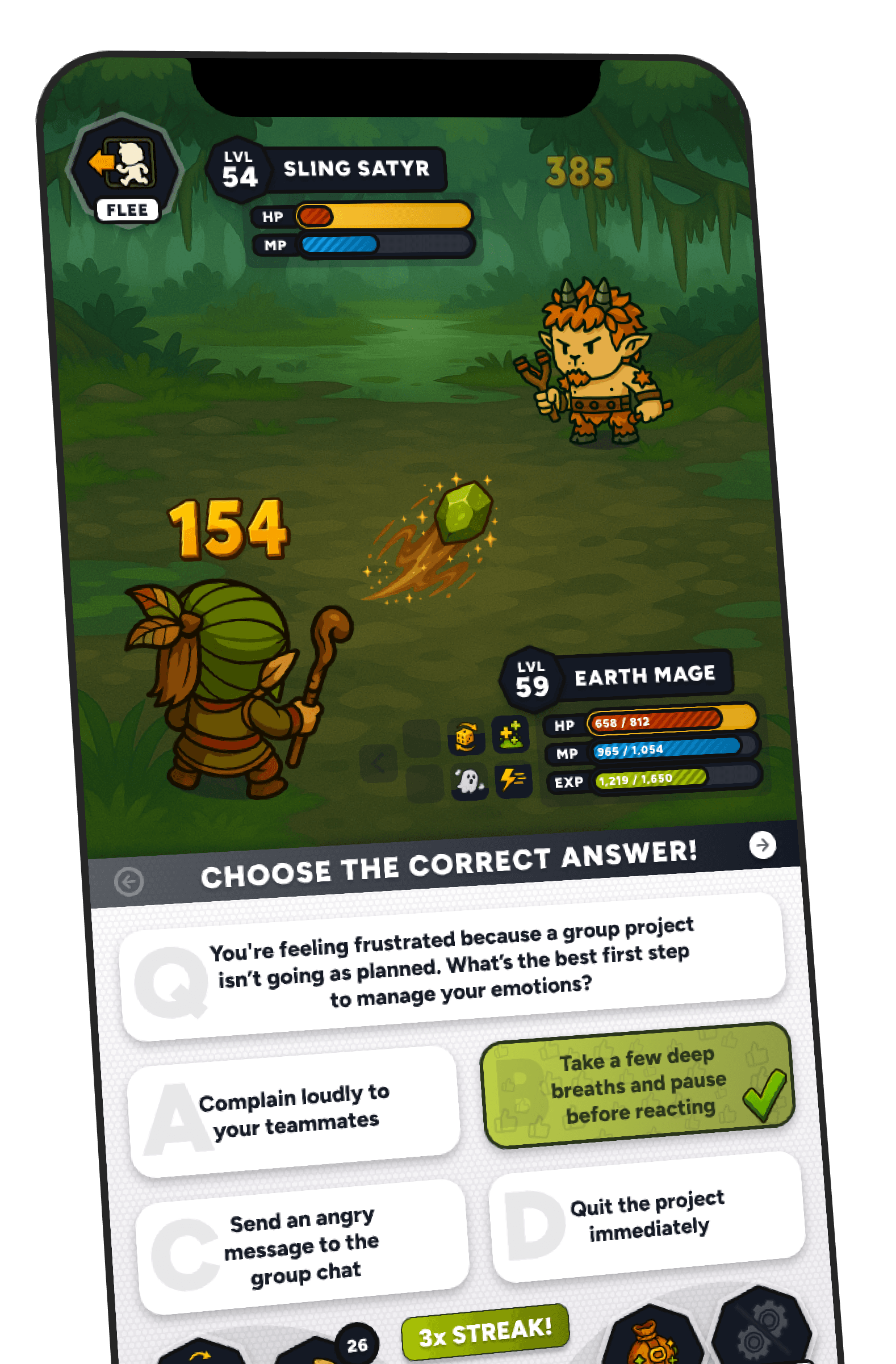 Battle screenshot